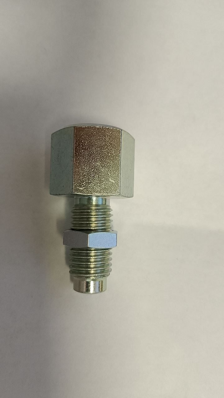 Адаптер манометра G1/4 гайка - с точкой контроля M16x1.5 шт с к гайкой